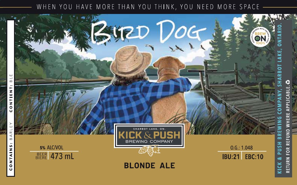 Bird Dog, Canadian-style blonde ale.